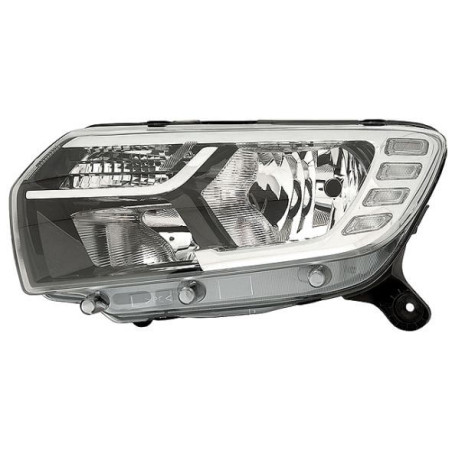 Faro delantero izquierdo H7/H7 Dacia Sandero 2 fase 2 2016-2020
