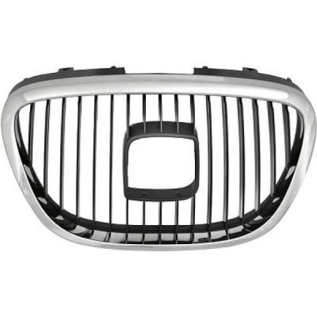 Rejilla calandra delantera cromada Seat Leon 2 fase 1 2005-2009