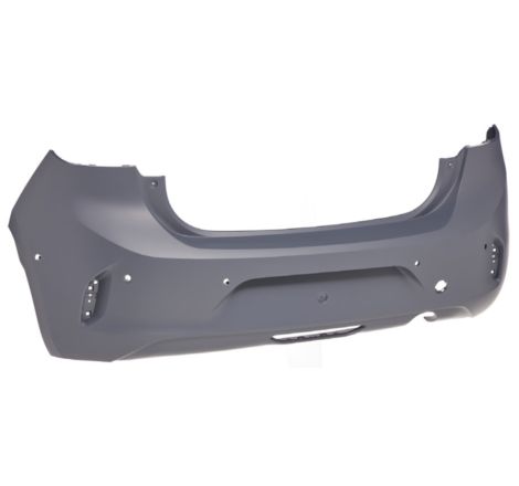 Pare-choc arrière à peindre avec 6 trous radars et caméra Opel Corsa F depuis 2019