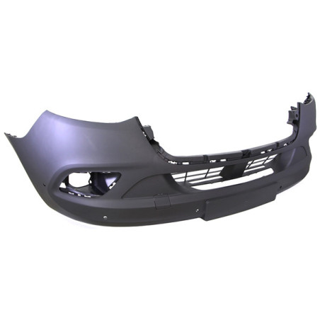 Parachoques delantero negro con huecos AB y seis sensores de radar Mercedes Sprinter W907 desde 2018