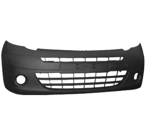 Pare-choc avant complet noir avec trous anti-brouillards Renault Kangoo 2008-2013 PREMIUM