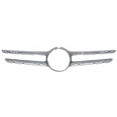 Moldura rejilla de parrilla delantera plateada para cámara Mercedes Clase C W205 fase 1 2014-2018