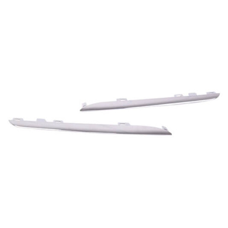 Moldura cromada superior derecha de rejilla de parrilla delantera Mercedes Clase C W205 fase 1 2014-2018