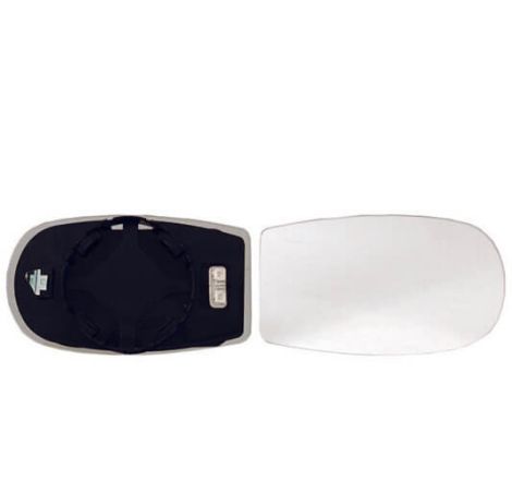Cristal de espejo calefactado convexo izquierdo o derecho con soporte Fiat Punto 2 1999-2009
