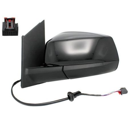 Retrovisor abatible eléctricamente izquierdo negro brillo calefactable Volkswagen Caddy 5 (SB-SK) desde 2021