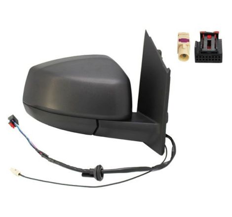 Retrovisor eléctrico derecho negro calefactable con antena Volkswagen Caddy 5 (SB-SK) desde 2021