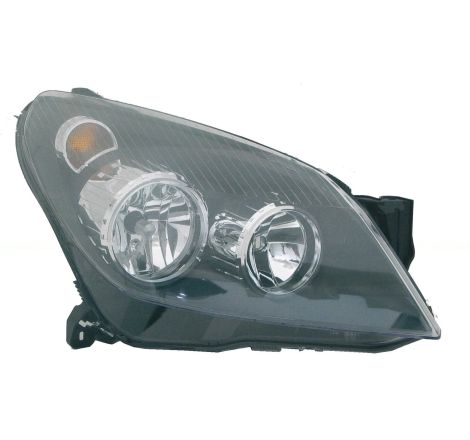 Faro delantero derecho H7/H1 fondo negro Opel Astra H fase 1 2004-2007