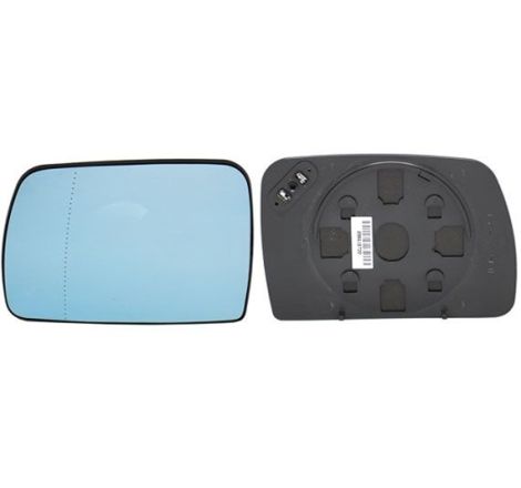 Cristal de espejo retrovisor izquierdo calefactable asférico azul BMW X5 1 E53 2000-2007