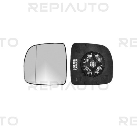 Verre de rétroviseur gauche asphérique chauffant Renault Kangoo 1997-2001