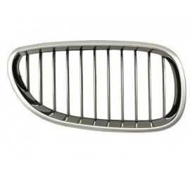 Grille-de-calandre-avant-gauche-chromée/noire-BMW-Série-5-(E60/61)-03-07