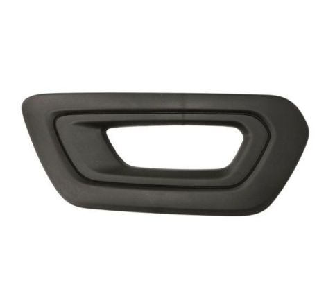Grille de pare-choc avant gauche noire grainée avec trou anti-brouillard Ford Transit MK8 phase 2 depuis 2019