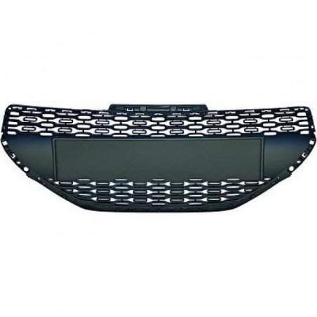 Rejilla de parachoques delantero central negro Peugeot 208 fase 1 2012-2015