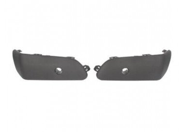 Molduras de parachoques trasero negros con huecos para sensores de radar Basic Kit Renault Twingo 2 fase 1 2007-2011
