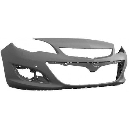 Parachoques delantero imprimado con dos huecos para sensores de radar Opel Astra J fase 2 2012-2015