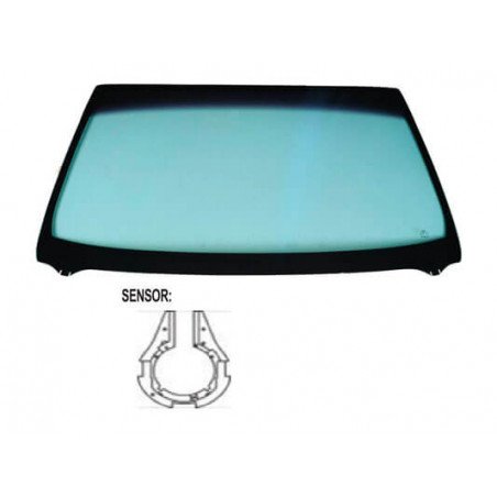 Parabrisas delantero tintado verde degradado gris con soporte para sensor de lluvia y luz Audi A3 y A3 Sportback 2003-2012