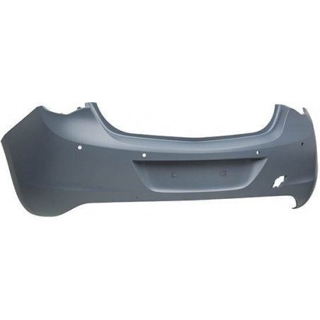 Parachoques trasero imprimado con huecos para sensores de radar Opel Astra J fase 1 2010-2012