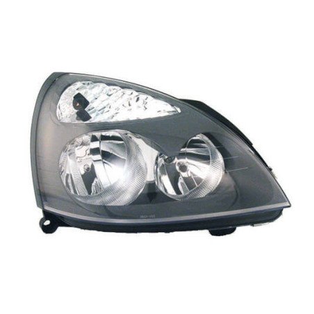 Faro delantero derecho gris H7/H1 Renault Clio 2 fase 2 2001-2005